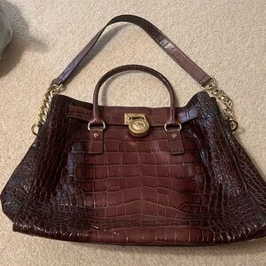 vintage Michael Kors brown shoulder bag